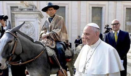 El Papa Francisco canonizó a Brochero en 2016