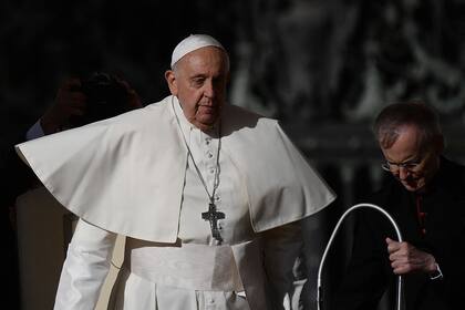 El papa Francisco, en el Vaticano. (Filippo MONTEFORTE / AFP)