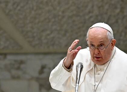 El papa Francisco, en el Vaticano. (Filippo MONTEFORTE / AFP)