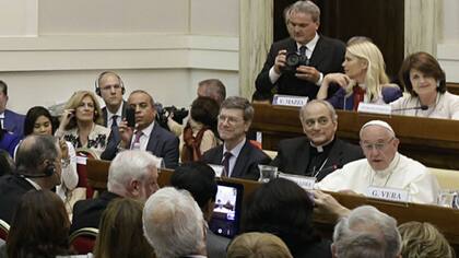 El papa Francisco en su discurso frente a los jueces y fiscales