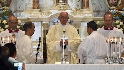 El papa Francisco, en su última misa en Cuba