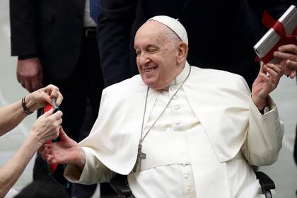 El papa Francisco, en un encuentro con fieles en el Vaticano. (Evandro Inetti/ZUMA Press Wire/dpa)