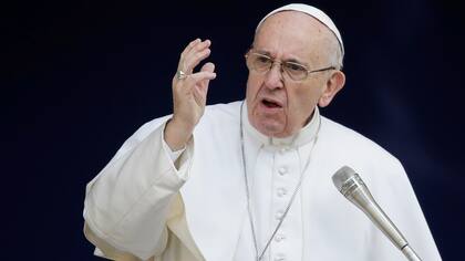 El Papa Francisco en una reunión en la Universidad de Roma Tres