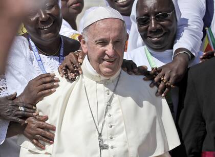El Papa Francisco en una visita a África el año pasado.