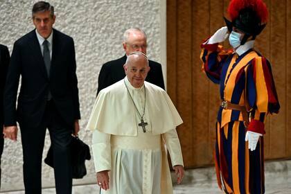 Francisco, en la audiencia de hoy en el Vaticano