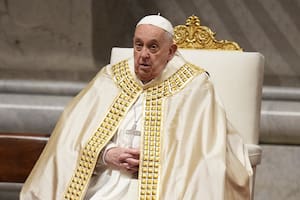 El papa Francisco preside las Vísperas de Nochevieja y las celebraciones del Te Deum en la Basílica de San Pedro en el Vaticano, el martes 31 de diciembre de 2024