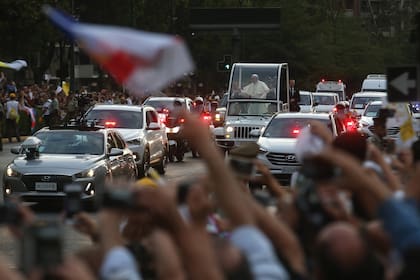 El papa Francisco durante su visita a Chile en 2018 