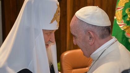 El papa Francisco y el patriarca Kirill