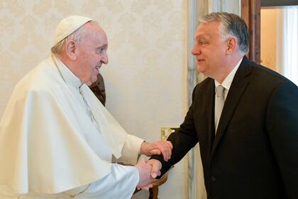 El papa Francisco y el primer ministro de Hungría Viktor Orban
