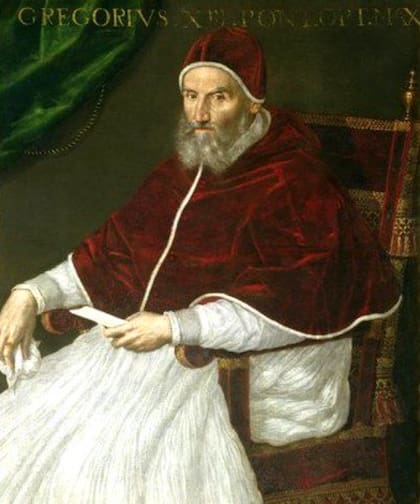 El Papa Gregorio XIII marcó un antes y un después en la historia con su medida (Foto: X)