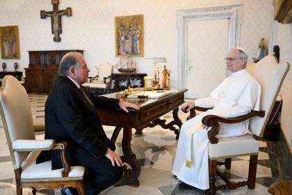 El papa León XIV recibió al canciller argentino Gerardo Werthein