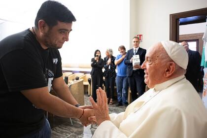 El Papa recibió a distintos movimientos sociales. Alejandro Gramajo