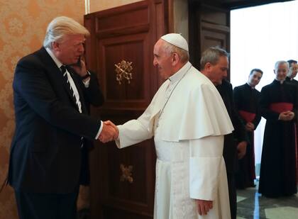 El Papa recibió a Trump en 2017