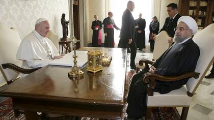 El Papa recibió al presidente de Irán a 16 años de la última visita oficial