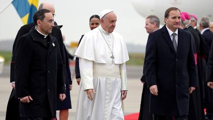El Papa viajó a Suecia para homenajear los 500 años de la Reforma protestante