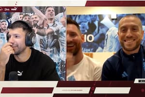 Antes de enfrentar a Países Bajos, Messi y Papu Gómez tuvieron un hilarante intercambio con el Kun