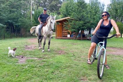 El paraje es ideal para recorrerlo en bicicleta o a caballo