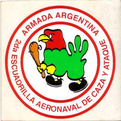 El parche de la Segunda Escuadrilla Aeronaval de Caza y Ataque