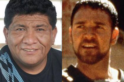 El ''parecido'' de Cazón con Gladiador