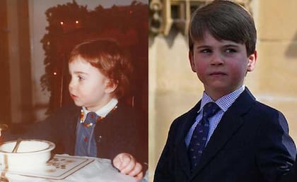 El parecido de Kate de niña con su hijo Louis