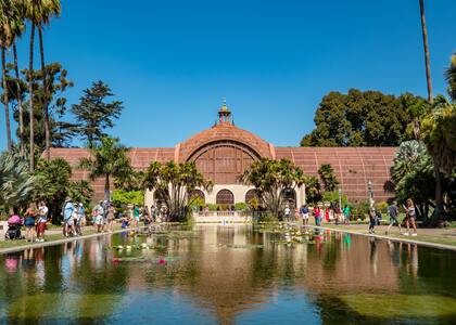 El Parque Balboa es una de los principales atracciones de San Diego
