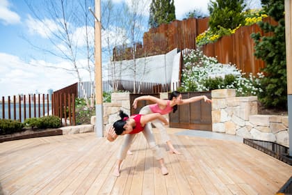 El parque cuenta con tres sectores para espectáculos al aire libre