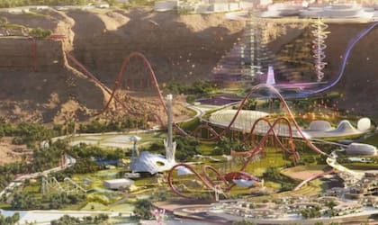 El parque de atracciones quedará finalizado para 2023.