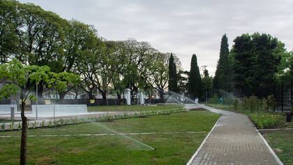 El Parque Elcano sumó este año verde al barrio de Chacarita