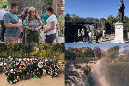 El Parque Histórico Nacional de las Grandes Cataratas ofrece una variedad de actividades, desde recorridos a pie hasta programas educativos para todas las edades (Foto: National Park Services)