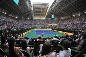 Parque Roca: el gigante de las batallas de la Davis volvió a vivir con Federer