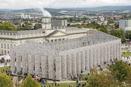 El Partenón de libros prohibidos en la Documenta de Kassel