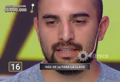 El participante tuvo un buen desempeño en el juego pero no llegó a la final (Foto: Captura de TV / eltrece)