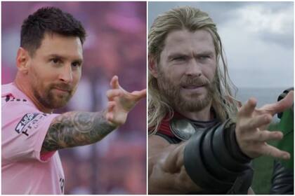 El particular festejo de Messi: el destinatario fue... Thor