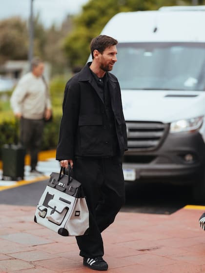 El particular look de Lionel Messi