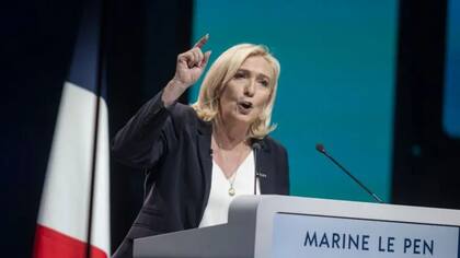 El partido Agrupación Nacional de Marine Le Pen espera lograr avances.