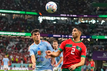 El partido entre Marruecos y España fue de ida y vuelta, pero ninguno pudo ponerse en ventaja 