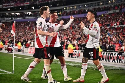 El partido entre River Plate y Libertad de Paraguay por la Copa Conmebol Libertadores
