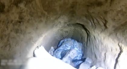 El pasadizo excavado conectaba un local de la Ciudad Vieja con el sistema de alcantarillado del centro financiero de Montevideo