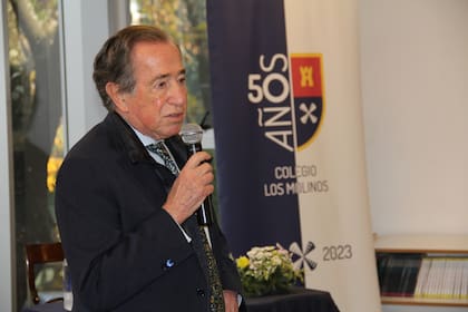 El pasado martes, durante una charla sobre felicidad en el colegio Los Molinos, en el marco de los festejos de los 50 años del colegio