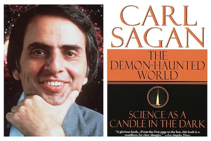 El pasaje corresponde a un libro de 1995 de Carl Sagan