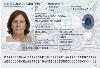 El pasaporte nacional cuenta con 34 páginas y materiales de alta resistencia física