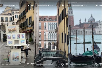 El paseo de Emilia y Julián por Venecia