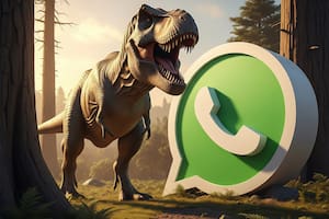 El paso a paso para activar el "modo Jurassic World" en WhatsApp