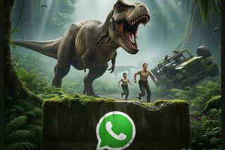 Así se puede activar el “modo Jurassic World” de WhatsApp