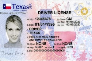 Este es el procedimiento para solicitar un duplicado de una licencia de conducir o Real ID en Texas