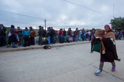 El paso fronterizo de La Quiaca-Villazón
