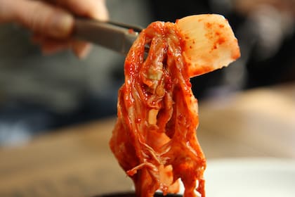 El paso más importante para hacer kimchi es el salado, ya que es el que garantiza la textura crujiente