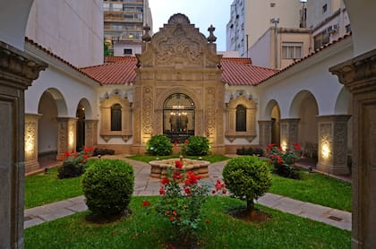 El patio de la Casa Museo Ricardo Rojas