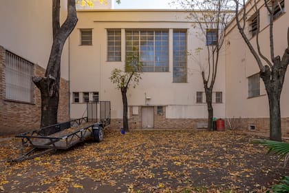 El patio del edificio