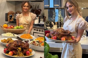 El detalle latino en la mesa de Thanksgiving de Jennifer López que expuso el orgullo por su origen